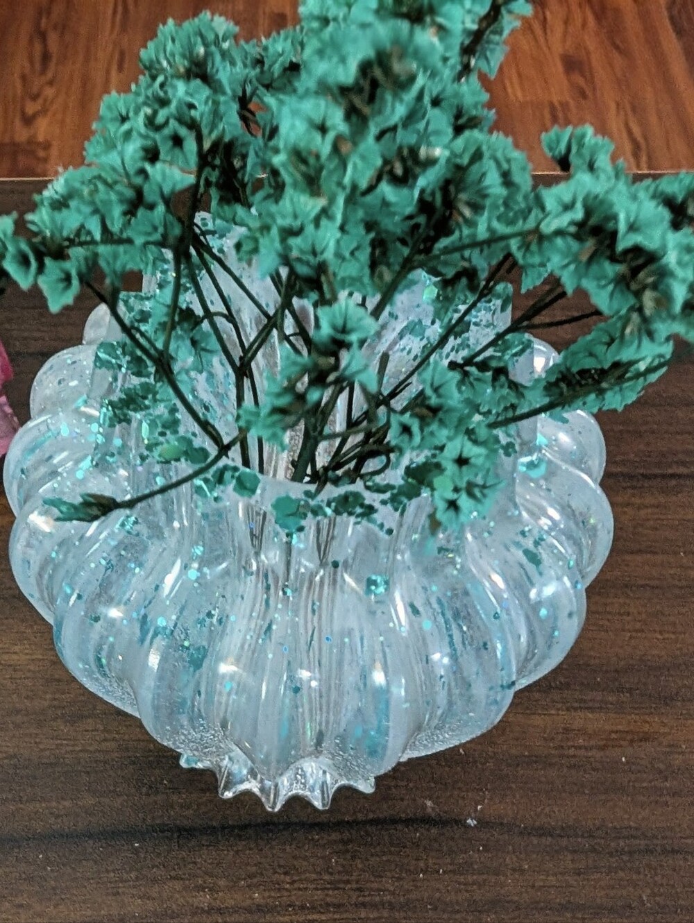 Handcrafted Glittery Vase